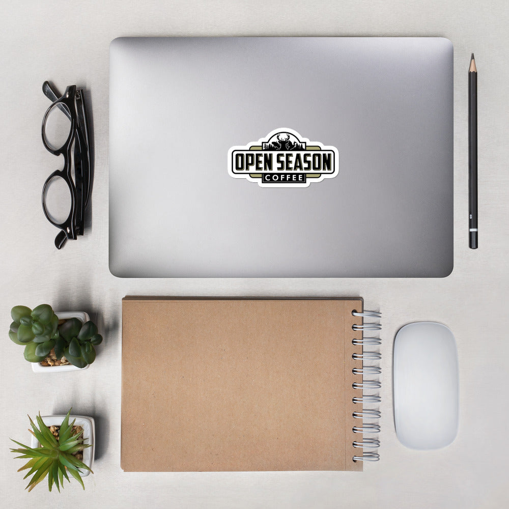 OpenSeason.Coffee Bubble-free stickers